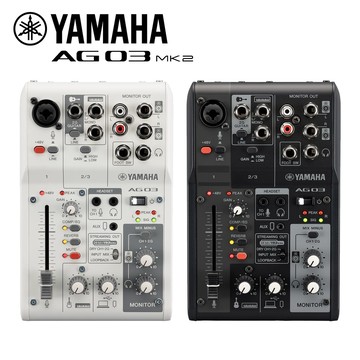 小叮噹的店 Yamaha AG03MK2 網路直播混音器  錄音介面  網路直播 宅錄