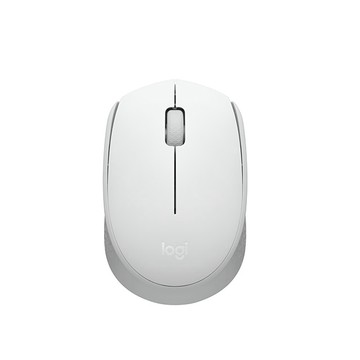 Logitech M170 無線滑鼠-珍珠白