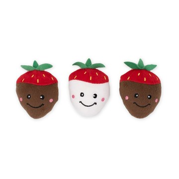 【SofyDOG】ZippyPaws 就愛在一起-快樂草莓三姊妹 狗狗玩具 寵物玩具 發聲玩具【APP下單天天10%點數回饋】