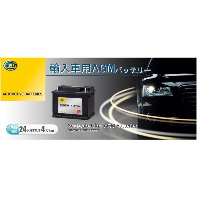 G＆Yuバッテリー G&Yu バッテリー BMWミニ ミニ(R55) DBA-ZG16 ヘラー Xcelerate Ultra EFB EFB L2 カーバッテリー GandYu