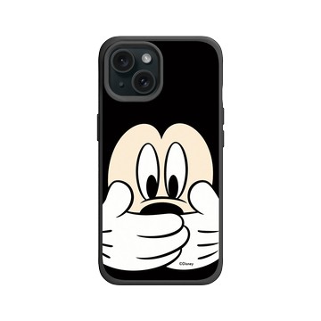 iPhone 15 SolidX 黑 - 迪士尼-米奇 Mickey - 米奇摀嘴