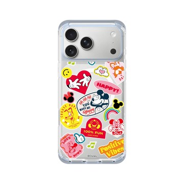iPhone 17 Pro Max ClearX (MagSafe 兼容) 冰透藍 - 迪士尼-米奇 Mickey - 迪士尼米奇系列 - 貼紙風格