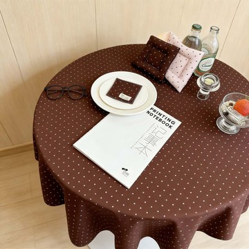 出清特惠  桌巾 桌布 圓桌巾 餐桌布 野餐布 小茶几桌布 ins桌布 法式桌巾 櫃子蓋布 大尺寸 耐用易清洗 裝飾擺設