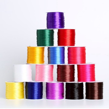 穿手鏈的皮筋手串繩穿珠子的彈力線串珠繩耐磨手鏈線松緊水晶文玩