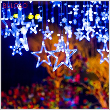 聖誕-滿天星窗簾燈（可挑色 款）聖誕裝飾 聖誕佈置 掛燈【A433941】【不囉唆】