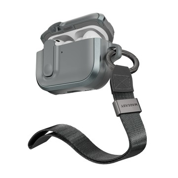 airpods pro 3 MAGEASY 抗衝擊磁扣耳機殼 Odyssey with Wrist Strap 耳機殼