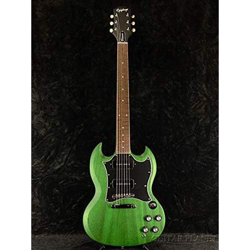 Epiphone SG Classic Worn P-90s Worn Inverness Green エレキギター