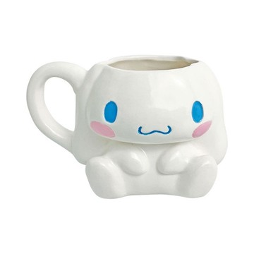 【震撼精品百貨】大耳狗_Cinnamoroll~日本Sanrio三麗鷗 大耳狗造型陶瓷馬克杯200ml-坐姿款*27646