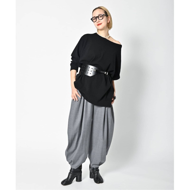 レディース シティショップ 《追加》OFF-SHOULDER STRETCH SWEATER 2