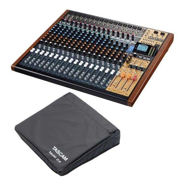 TASCAM Model 24 AK-DC16 24トラック レコーディング・ミキサー ダストカバー付