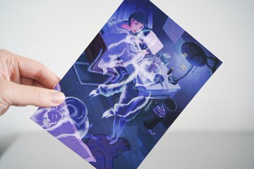 【未刪減版本—燃燒殆盡】質感明信片 | Green Sheep