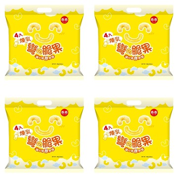 乖乖 彎脆果煉乳  160g  4袋