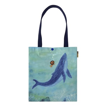 Sunny Bag x Kami創作森林 文青包-大頭獅與鯨魚