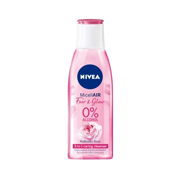 NIVEA 妮維雅 北海道玫瑰淨白透亮卸妝水  200ml  1瓶
