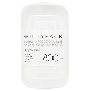 YAMADA 山田化學 白色保鮮盒 800ml 可冷凍/冷藏/微波  3個  1組