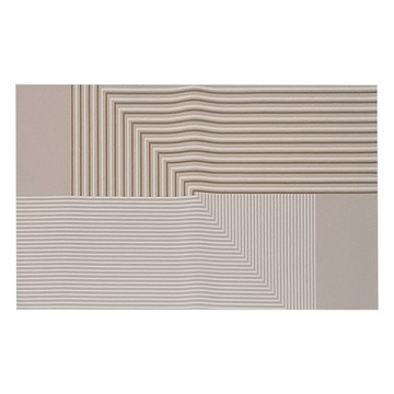 加大款 硅藻泥廚房軟墊  幾何線條 淺褐色  80 × 50cm