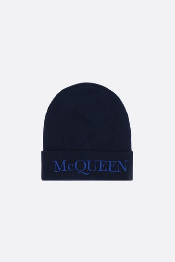 ALEXANDER McQUEEN McQueen cashmere beanie Man