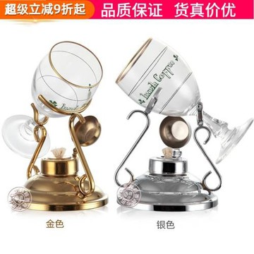 進口愛爾蘭咖啡杯架烤杯玻璃杯威士忌愛爾蘭咖啡專用杯架套裝器具