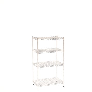 【客尊屋】粗管/小資型 45X70X135Hcm 白騎士四層架白騎士