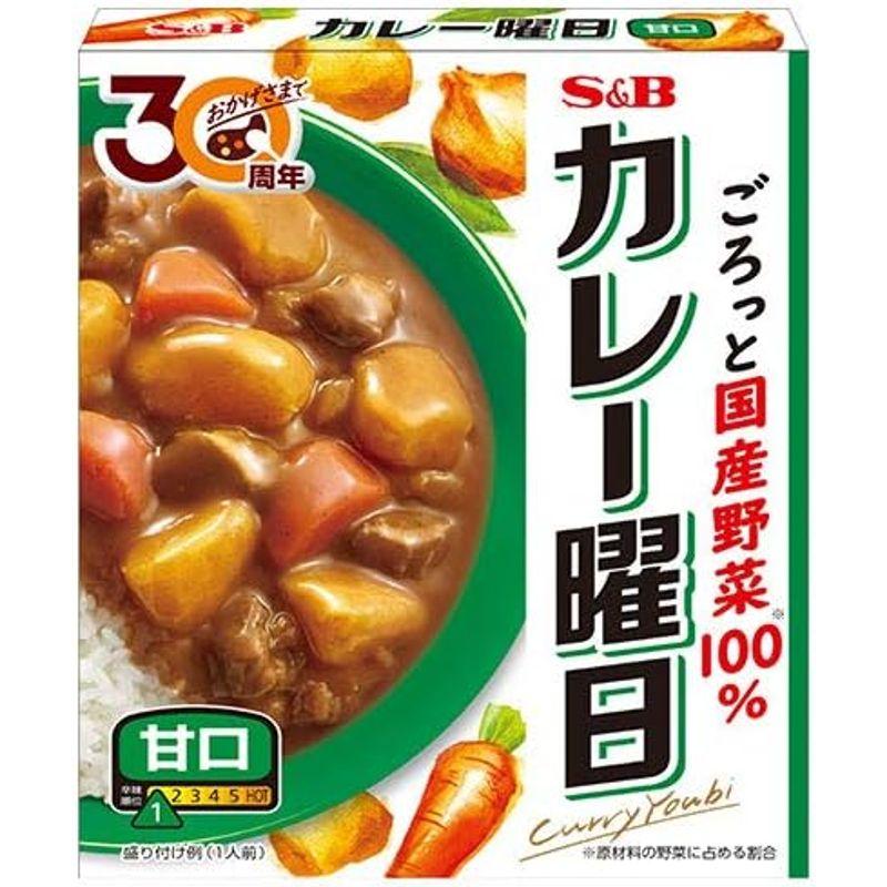 SB エスビー カレー曜日 甘口 230g 1ボール(5個入)