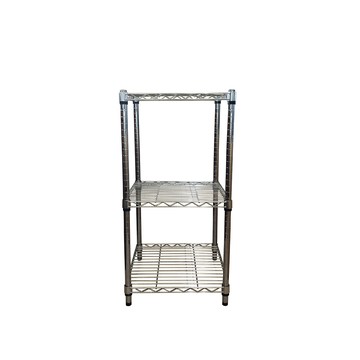 我塑我形 45 X 45 X 90 cm MIT三層收納式鐵力士架 波浪架 鐵架 置物架 展示架