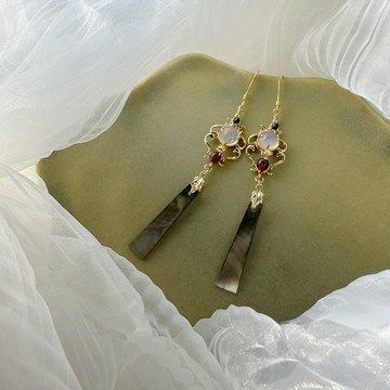 【金烏-曜靈】垂墜式耳環