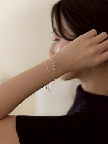 925純銀水鑽手鍊