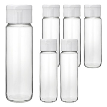 TAIWANGLASS 台灣玻璃 梅酒瓶/玻璃瓶 900cc  直徑7.5 x 高27cm 含蓋  6個