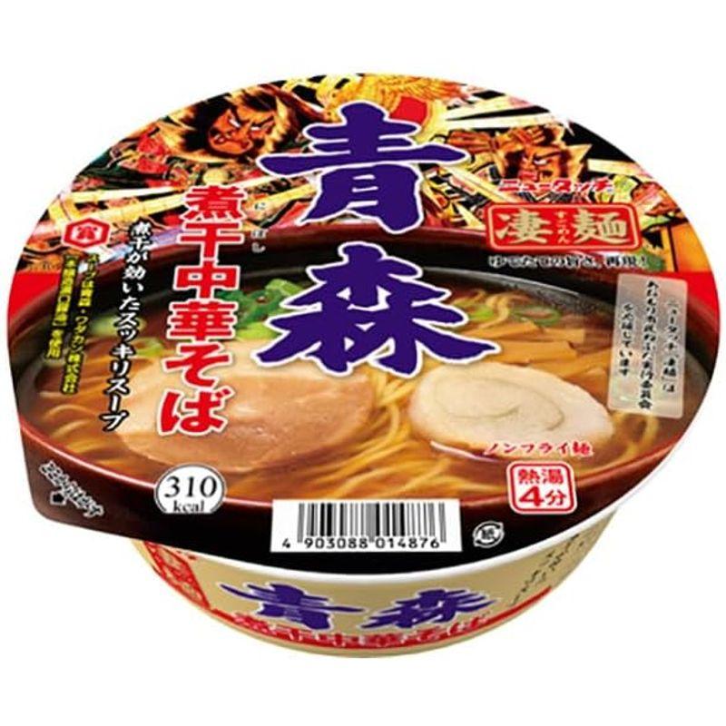 ヤマダイ ニュータッチ 凄麺 青森煮干中華そば 113g×12個入