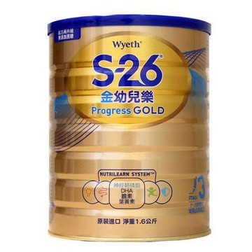 S-26金幼兒樂成長配方-再升級1600g【愛買】