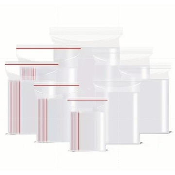 8-10絲 封口袋 PE透明自封袋 PE夾鏈袋 小號袋 PE塑料包裝袋 食品保鮮袋 100個裝