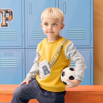 運動比得愛上跑步長袖T恤