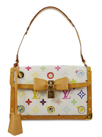 Louis Vuitton Pre-Owned - 2003 Pochette Eye Miss You handbag - women - PVC/Leather - One Size - White