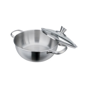 Miyaco 米雅可 經典316不銹鋼美味萬用鍋湯鍋調理鍋附蓋 32cm-Leidea樂德兒