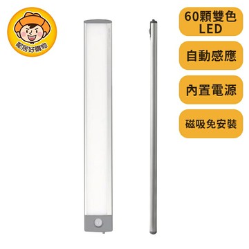 【WEI BO】無線60顆LED可調光自動平板感應燈 (三種燈光款)