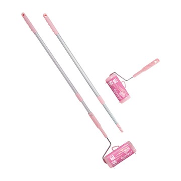 【UDiLiFE】 生活大師 菱形紙加長伸縮膠粘拖把60周 加長伸縮 寵物毛絮 除棉絮黏毛器 除塵滾筒