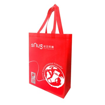 【品牌環保手提袋(小)-紅色】