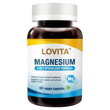 Lovita 複方鎂500mg素食膠囊  60g  60顆  1瓶