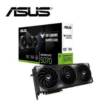 華碩 TUF-RTX5070-O12G-GAMING 顯示卡+華碩 TUF GAMING P1 鼠墊