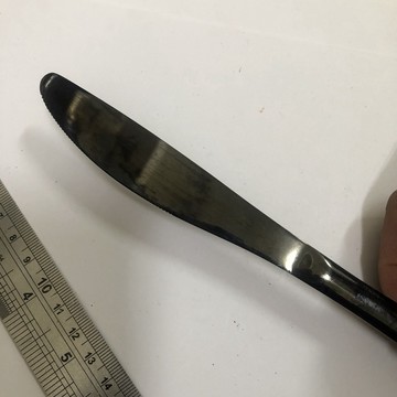 [沐沐屋] 西式質感不鏽鋼 黑-餐刀