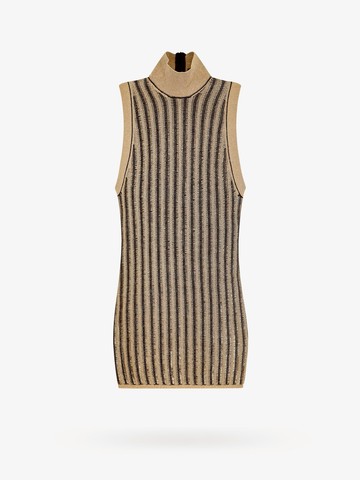 Wool blend dress with metallized effect - TOM FORD - gender_Woman