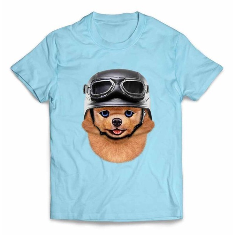 ポメラニアン ドッグ 犬 いぬ ヘルメット キッズ 半袖 Tシャツ By Fox Republic 通販 Lineポイント最大0 5 Get Lineショッピング