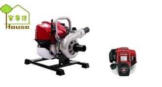 [ 家事達] MAX POWER-HONDA GX35T 引擎-蝸牛水泵抽水機 (1"+1.5"出入水口)特價