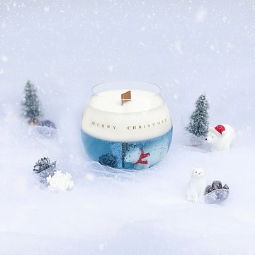 北極暖陽果凍蠟燭杯  |  手工香氛蠟燭