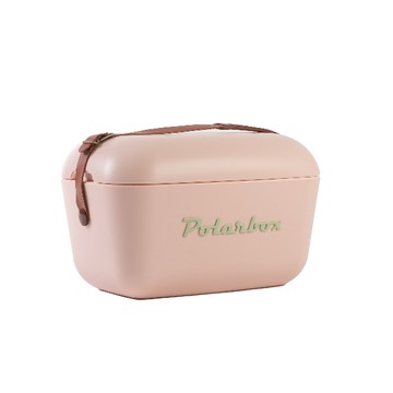西班牙 Polarbox 12L復古多功能攜帶式露營野餐保冰盒 玫瑰粉