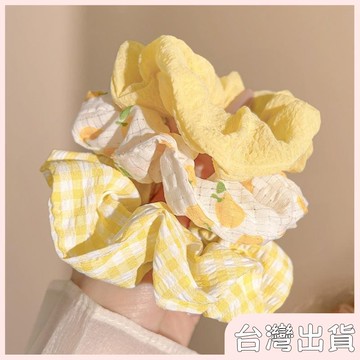 ✨臺灣出貨✨【飾飾如意】小女孩大腸髮圈女發扎子頭皮筋兒童頭繩感頭飾頭花髮繩