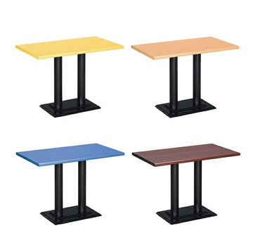 ╭☆雪之屋☆╯719烤黑腳(雙圓)抬面 餐桌 置物桌 寬90cm 四色可選 X531-13~24