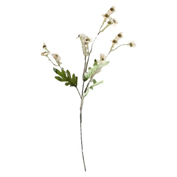 KUIBAO 快豹生活 小蘇梅仿真假花  白色  6個