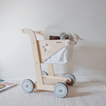 台灣現貨出貨/兒童仿真超市推車/兒童購物車/木製玩具/木製兒童推車/木製購物車