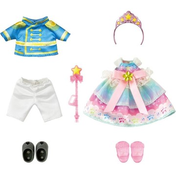 迷你小美樂 衣服 彩虹洋裝&燕尾服套裝